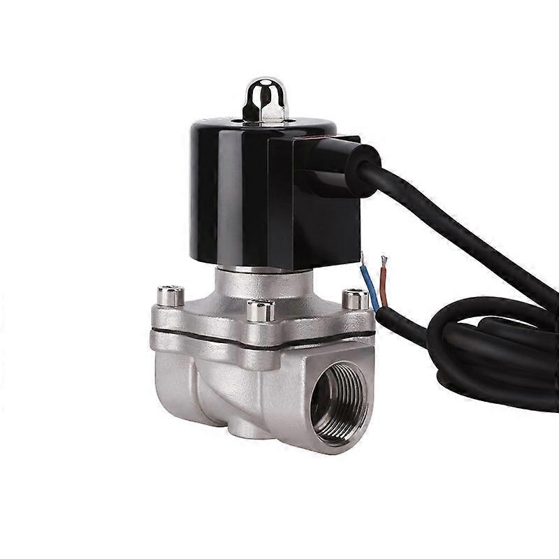 3/4" Normally Closed 304 Stainless Steel Fountain Solenoid Valve 110V 24V 12V 24v Solenoid Valve For Underwater3/4"