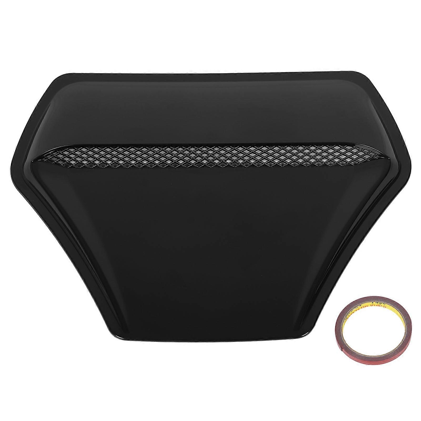 汽车引擎盖空气出风口盖耐热引擎盖空气出风口饰条替换三菱Lancer Evolution X EVO 10光泽黑色