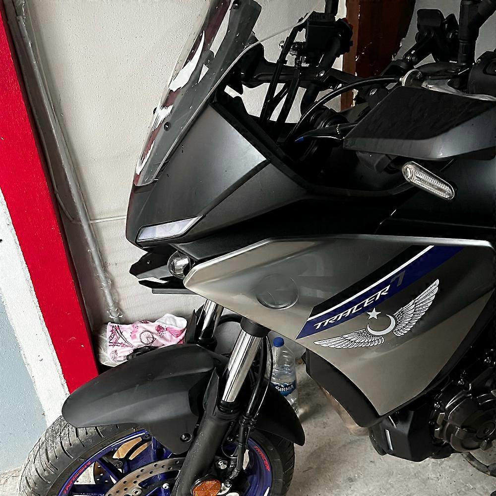 Pare-brise Déflecteur D'air Pour Yamaha Tracer 700 / 7 / 7GT 2020-2021 - Aluminium, Réduit Le Vent Et Le Bruit