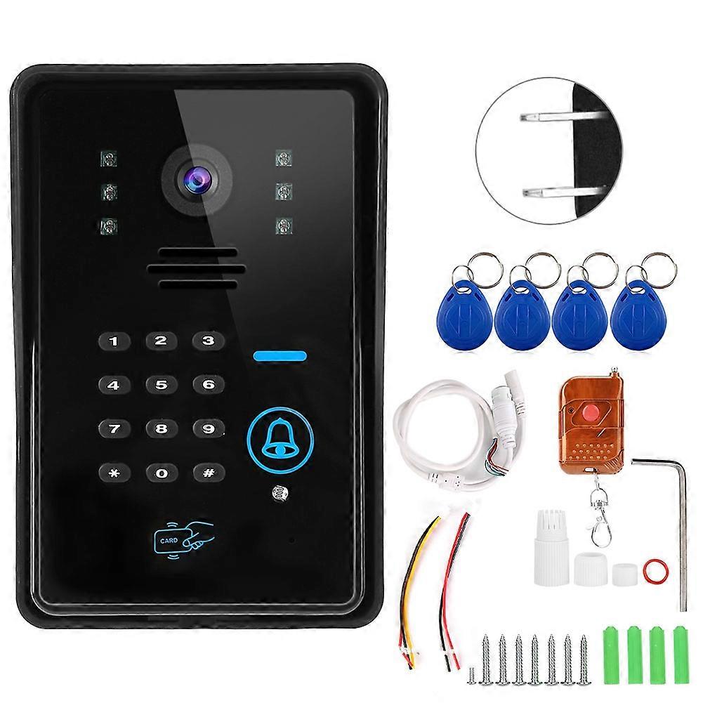 Wireless Video Door Phone Remote Control Intelligent Intercom Doorbell 110-240v(us)