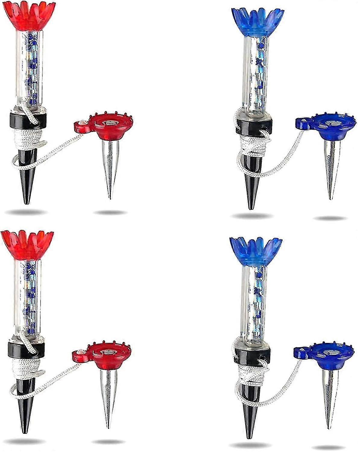 Golf Tee Non-breakable Plastic Magnetic 80mm Long Bulk Reusable Value 4 Piece Blue