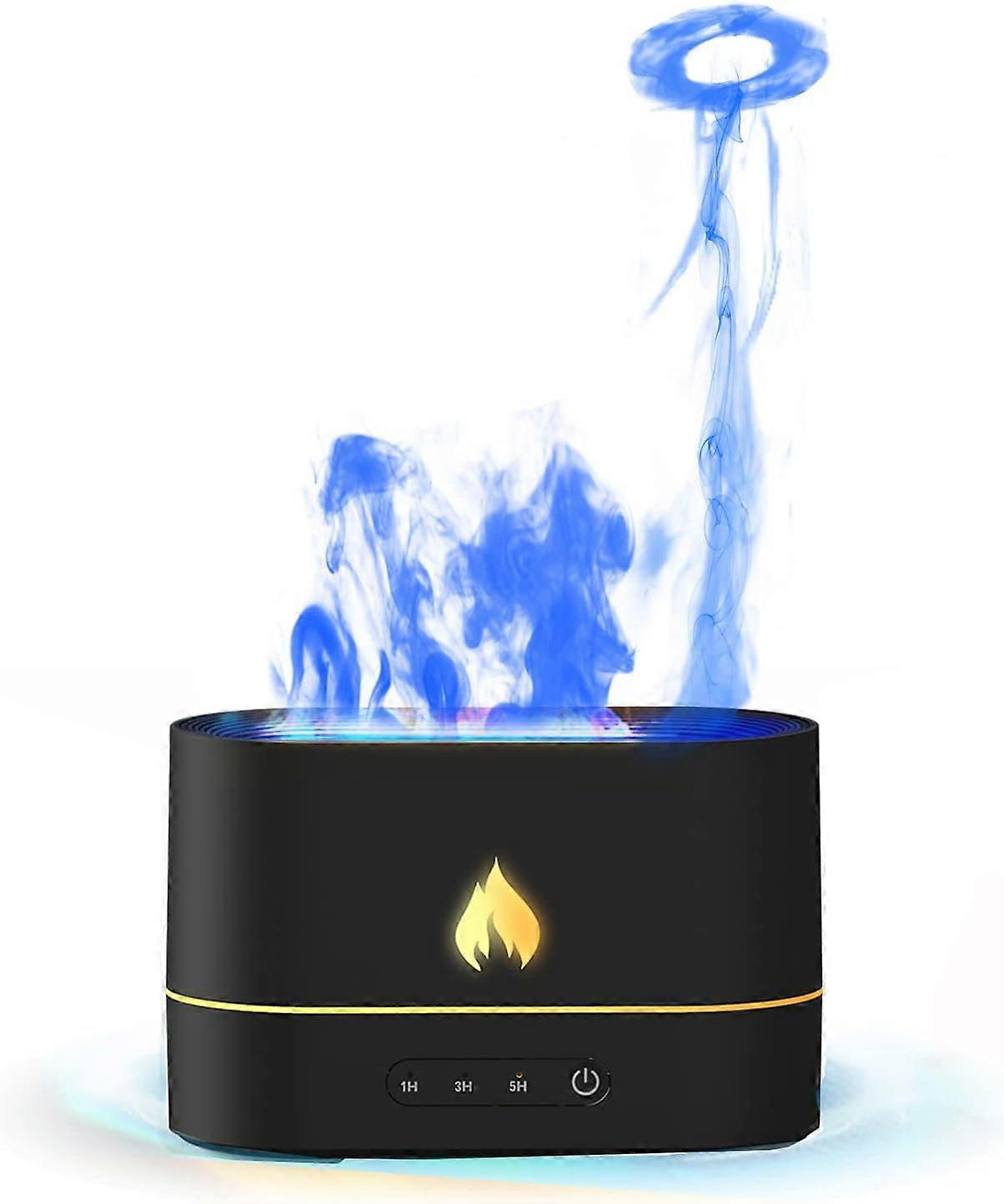 Humidifiers Flame Essential Oil Diffuser fire with Flame Night Light Aromatherapy Diffuser Kids Humi