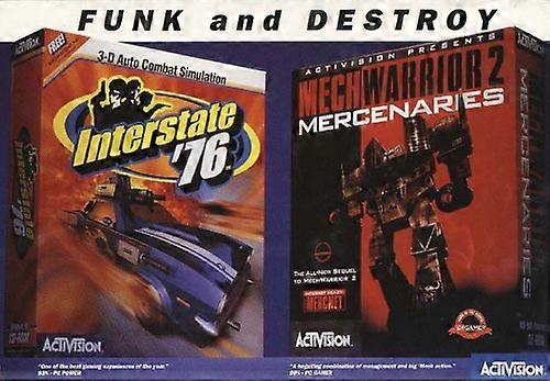 Funk and Destory Interstate 76 and MechWarrior 2 Mercenaries (PC) - New & Sealed