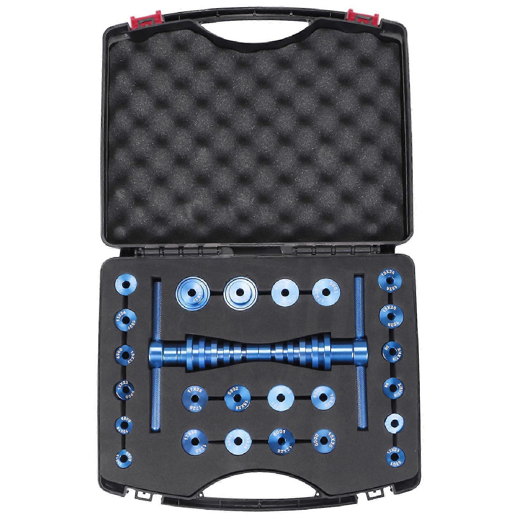 Set de presă pentru rulmenți de ciclu compatibile Roți/butuc Instalare rulmenți Bicicletă Coadă moale Cadru Punct de cotitură Rulment Butuc Instrument de asamblare