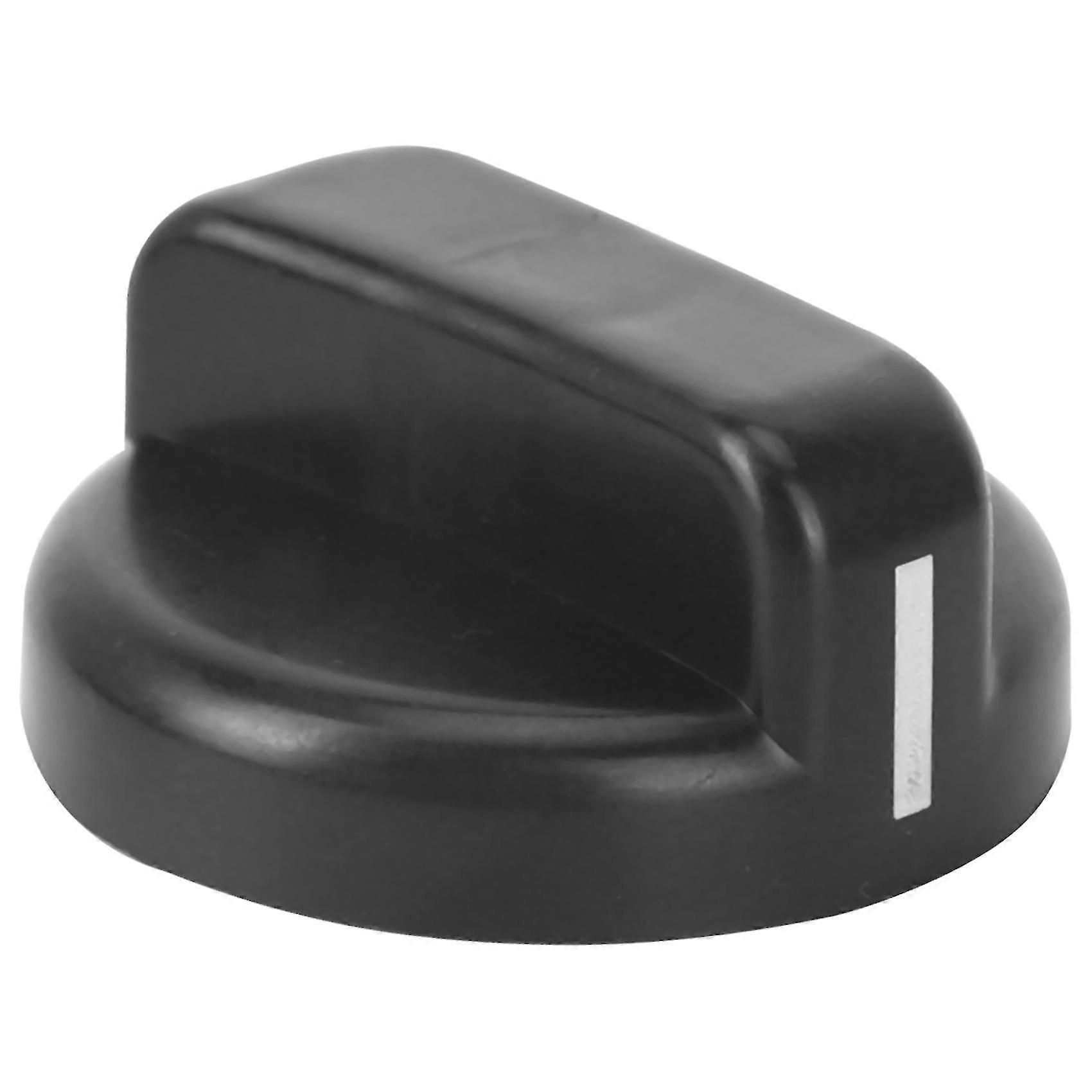 6 PCS Kitchen Black Plastic Stove Cooker Control Knobs