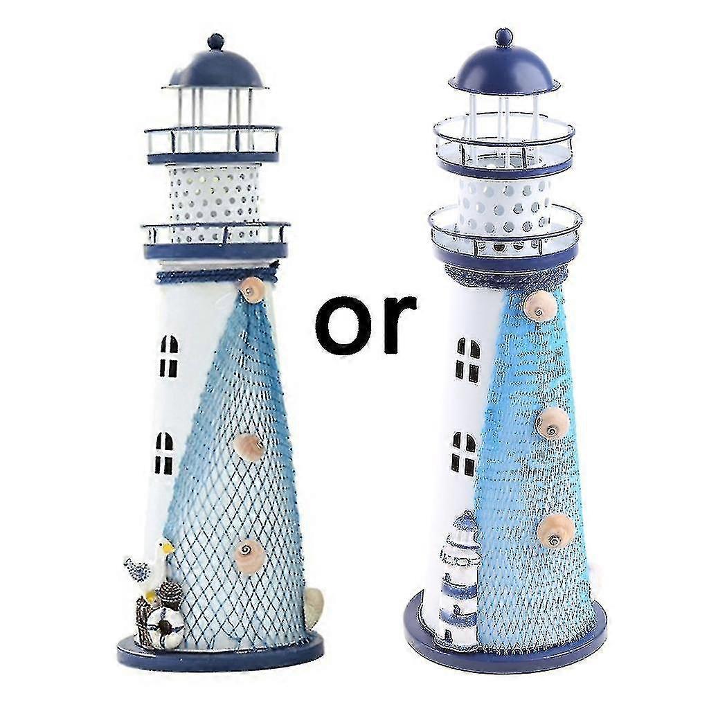 Lighthouse with Color Changing LED Light Battery Powered Lighthouse Lamp
