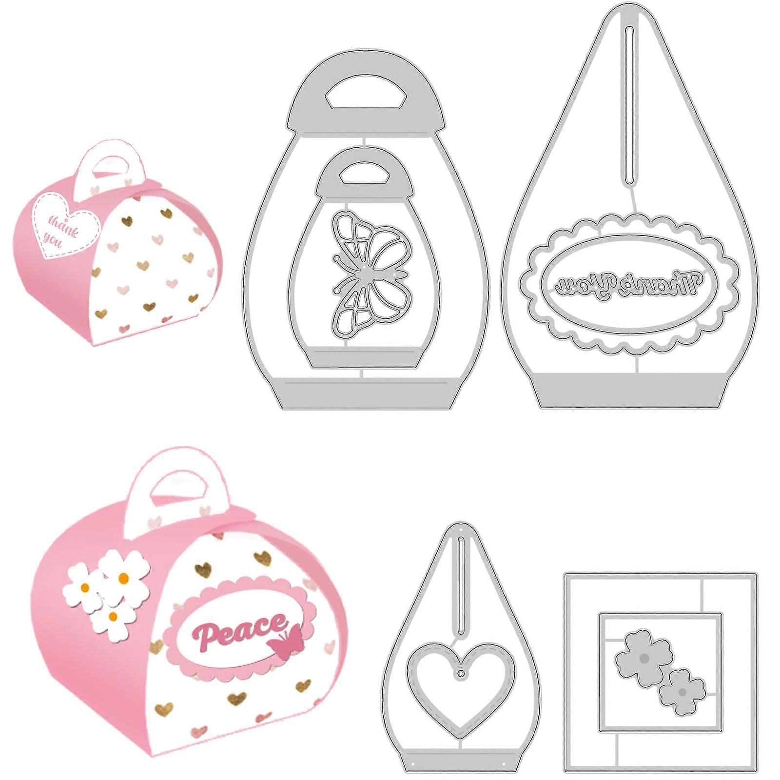 Gift Box Pattern Decoration Template Reusable carbon steel Stencil