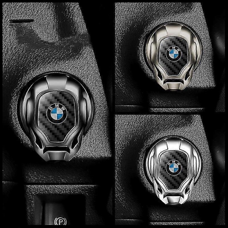 1 item Apply to BMW Car Engine Start Stop Button Cover Push Start Button Cover Ignition Decoration Protective Cover Universal Button-Good