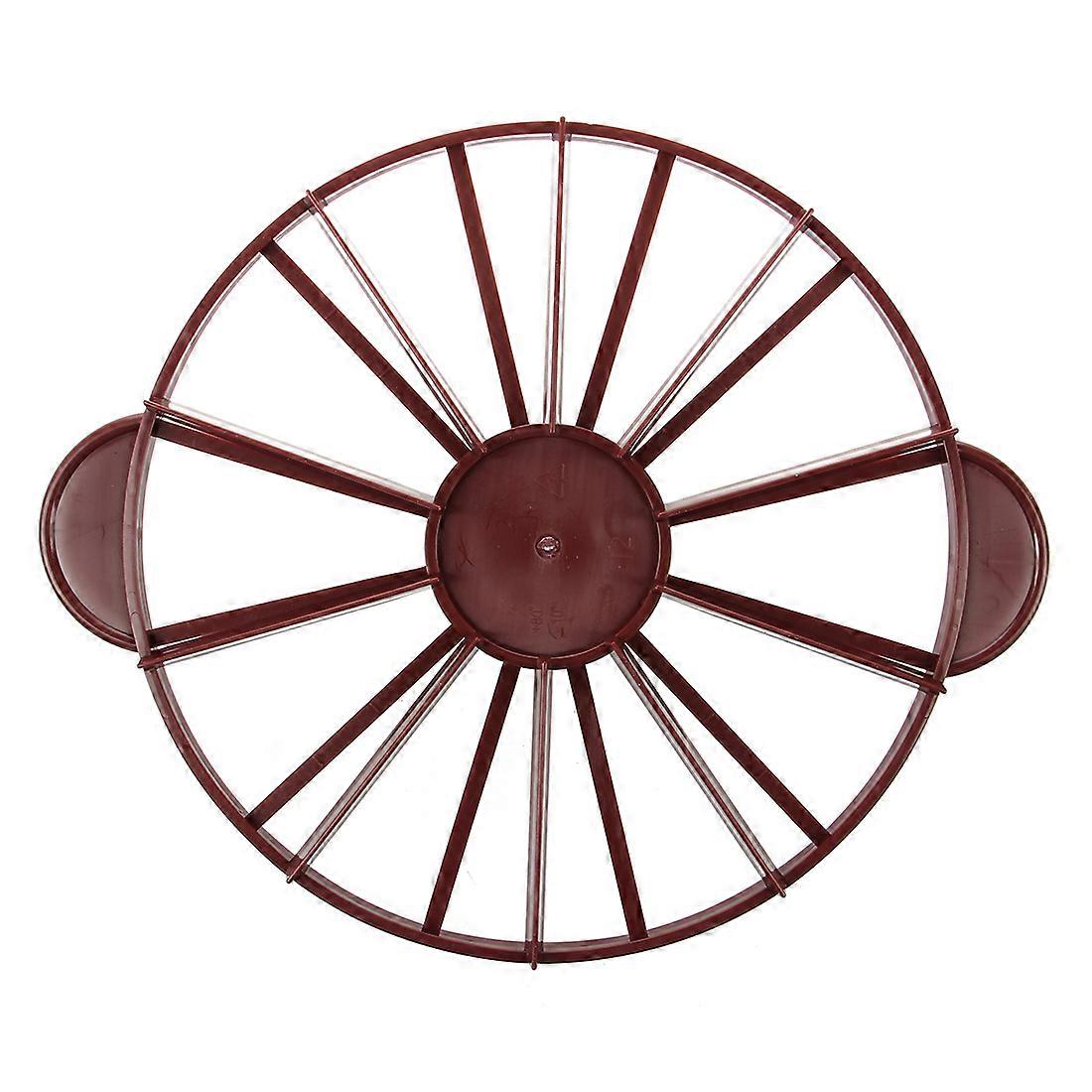 Cake Divider Slice Pie Cake 10 / 12 Piece Portion Marker Divider Dark Red