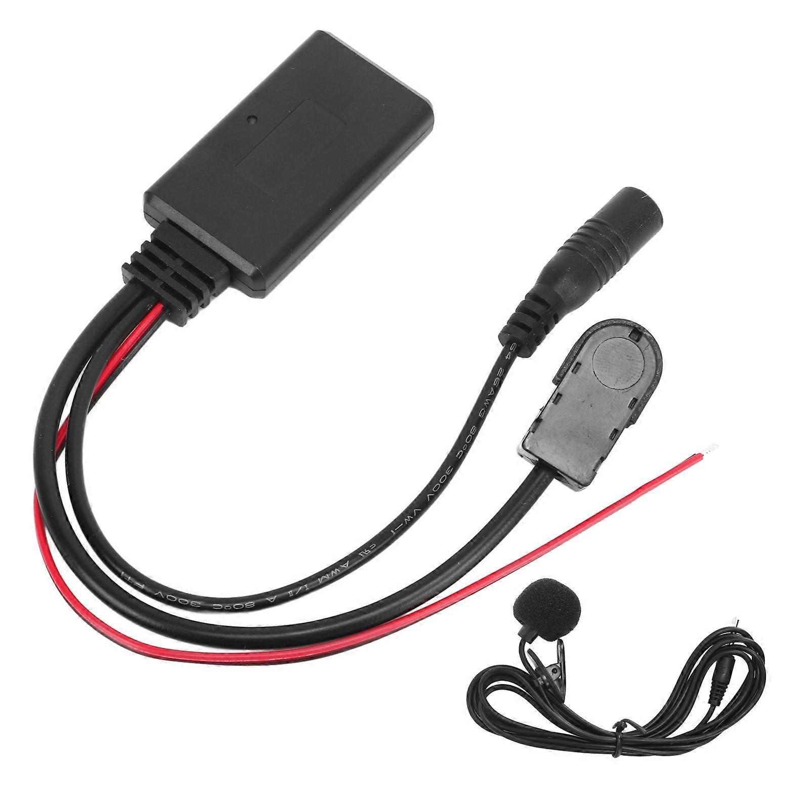 Adaptateur AUX Bluetooth5.0 avec microphone mains libres DC12V pour appareils UniLink CDA ?9853R CDA ?9856R
