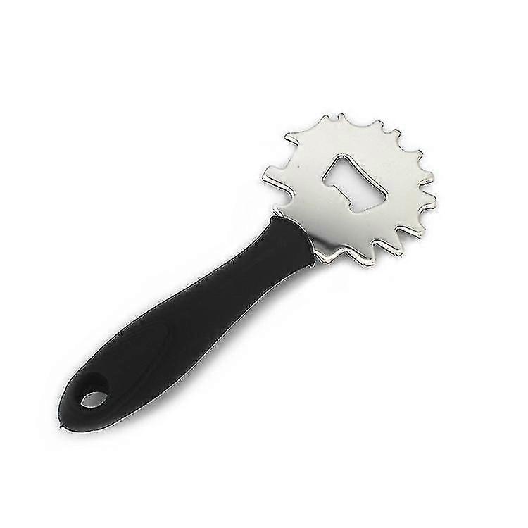 Rustfritt stål Bbq Brush Tool Bbq Skrape (svart) (1stk)