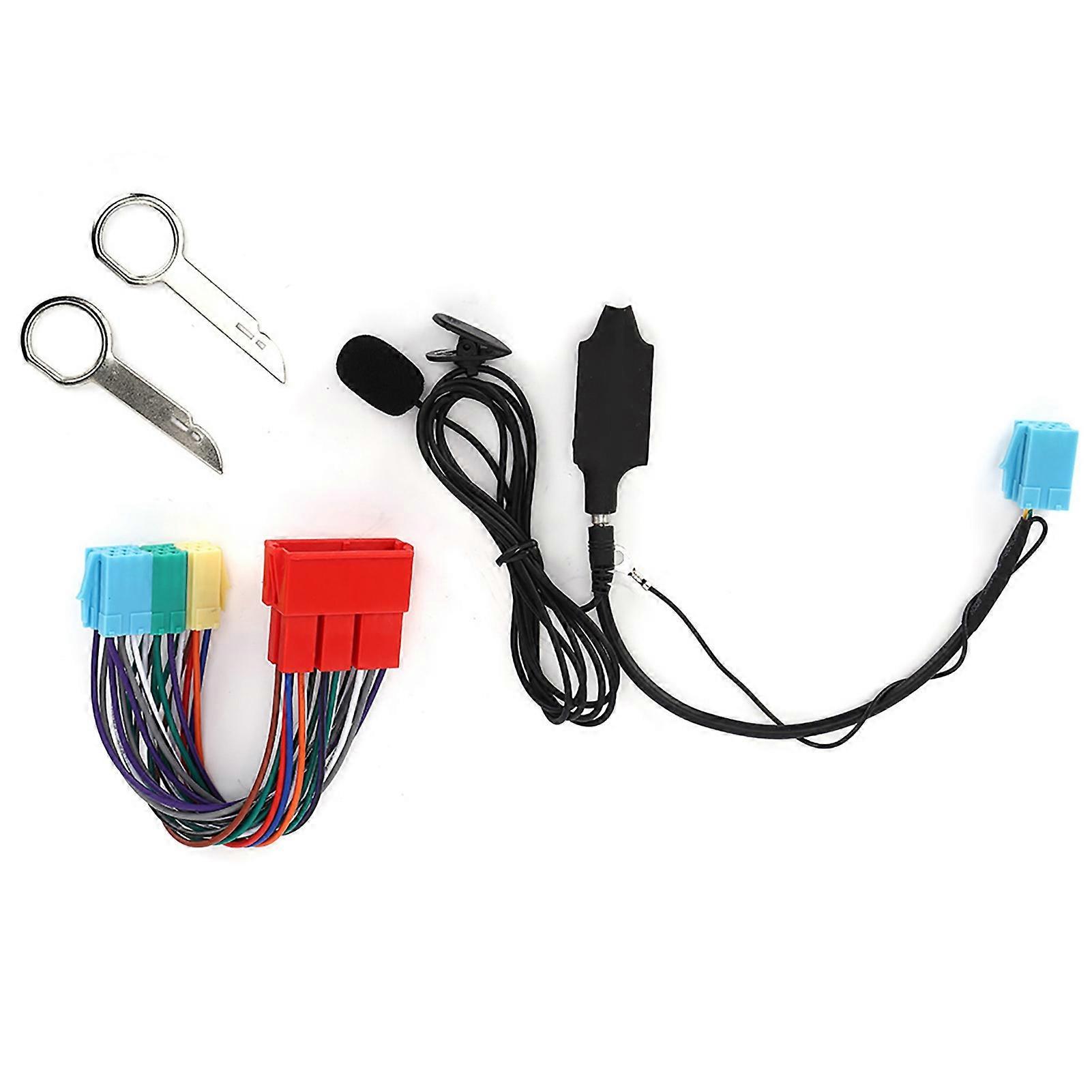 Bluetooth Audio Adapter mit Lautsprecher Autoradio passend für A2 A3 8L 8P B5 B6 B7 A6