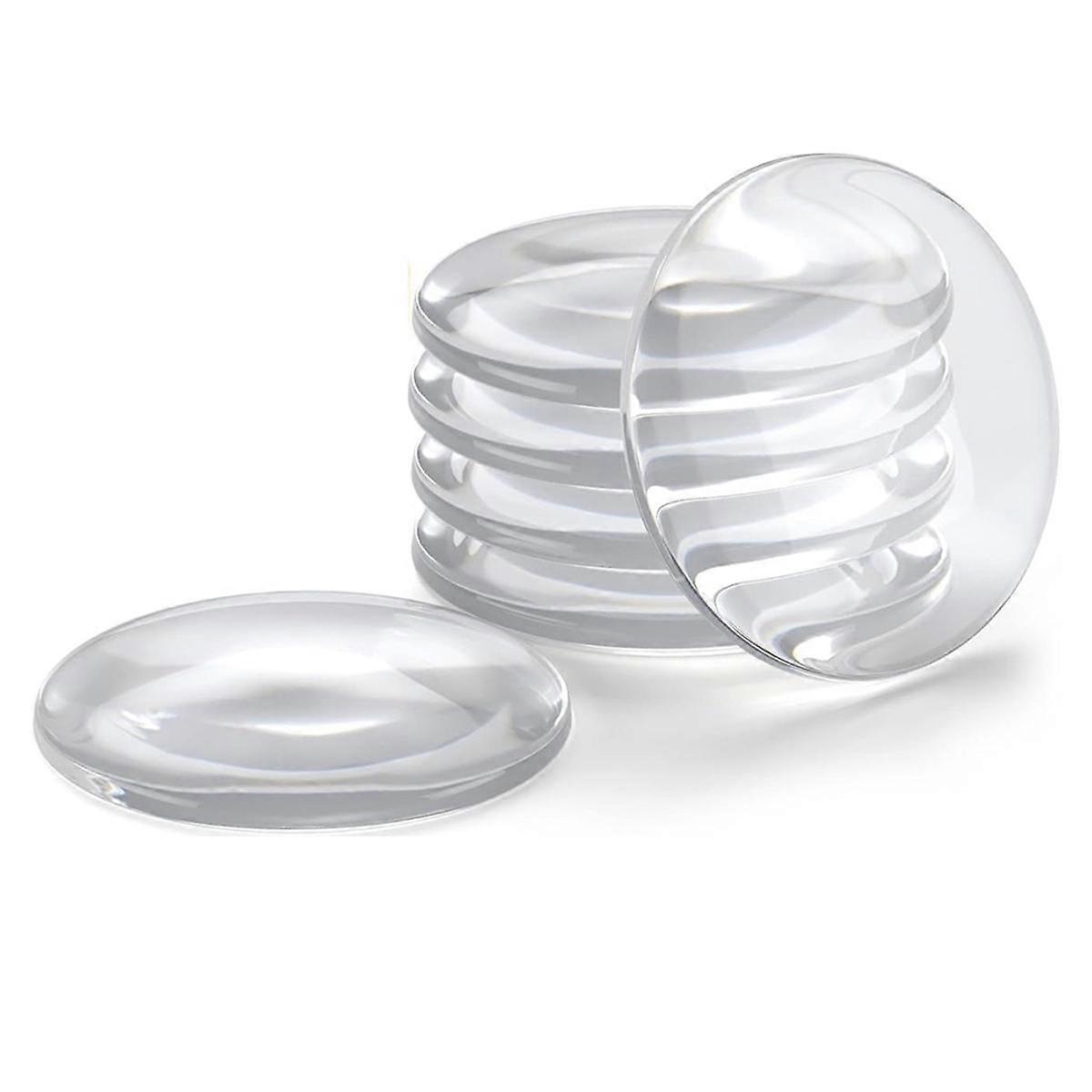 Wall Door Handle Plug, Silicone Transparent Anti-Collision Sticker, Thickened Door Handle Anti-Coll