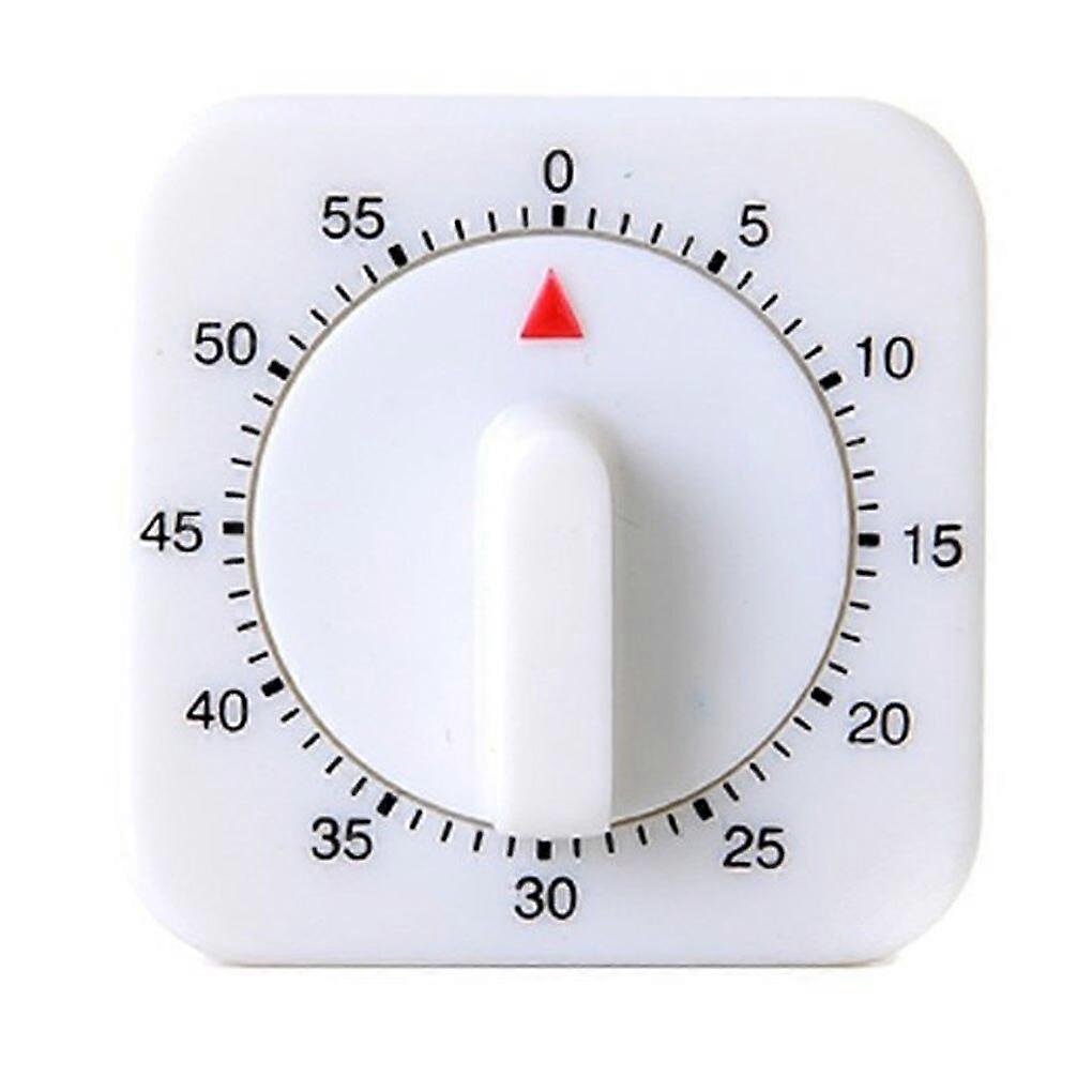 Kitchen Timer Novelty Square Shape 60 Minute Mechanical Timer Reminder Counting Count Down Alarm Reminder