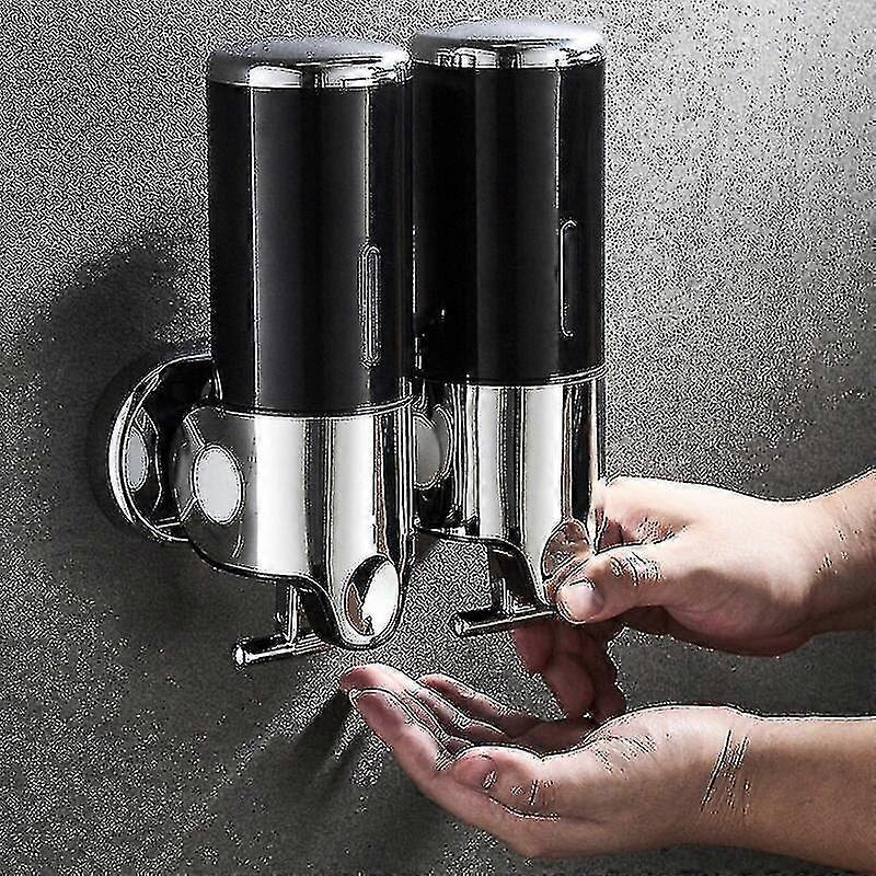 Bathroom Foam Soap Dispenser Hand Sanitizer Holder Wall Mount Soap Shampoo Head Shower Liquid ...