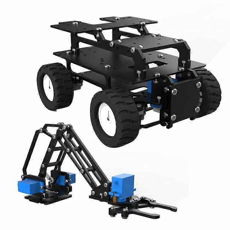 Fiberglass 4WD Robot Car Ackerman Omnidirectional Tracking Chassis ...