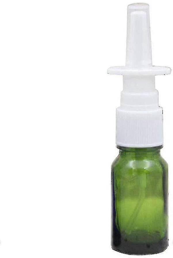 5pcs 15ml Refillable Plastic Nasal Spray Bottle With Fine Mist Sprayer