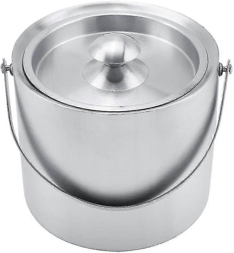 Stainless Steel Ice Bucket - Insulated, Double Walled, Weddings (3L)