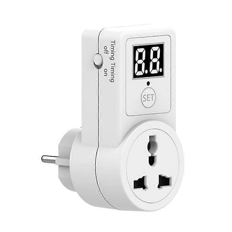 European Standard Timer Socket Functional LCD Digital Timer Socket EU Plug