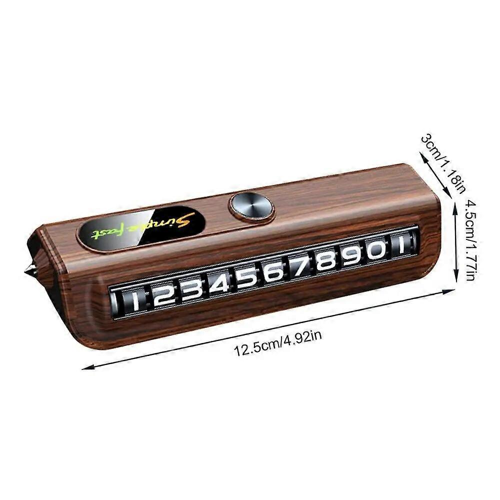 Temporary Automobile Parking Plate Number Car Phone Number Card Temporary Parking Card Plate Telephone Number Ultra-thin Car