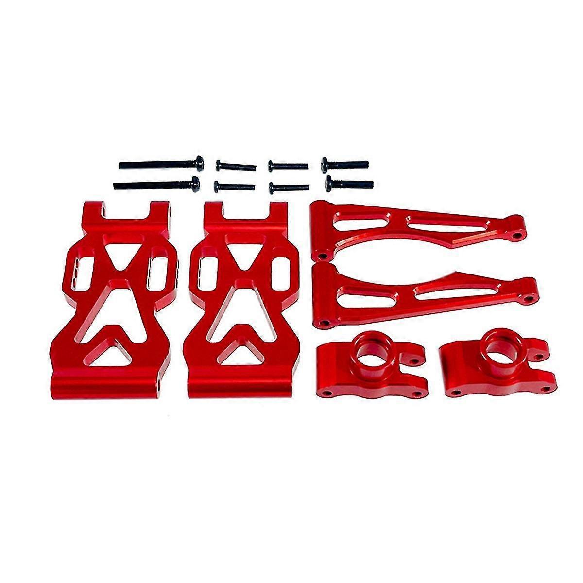 Metal Rear Up And Down Sway Arms(l/r) Set Kit For Scy 1/16 High Speed Remote Control Car Upgrade Accessories Red