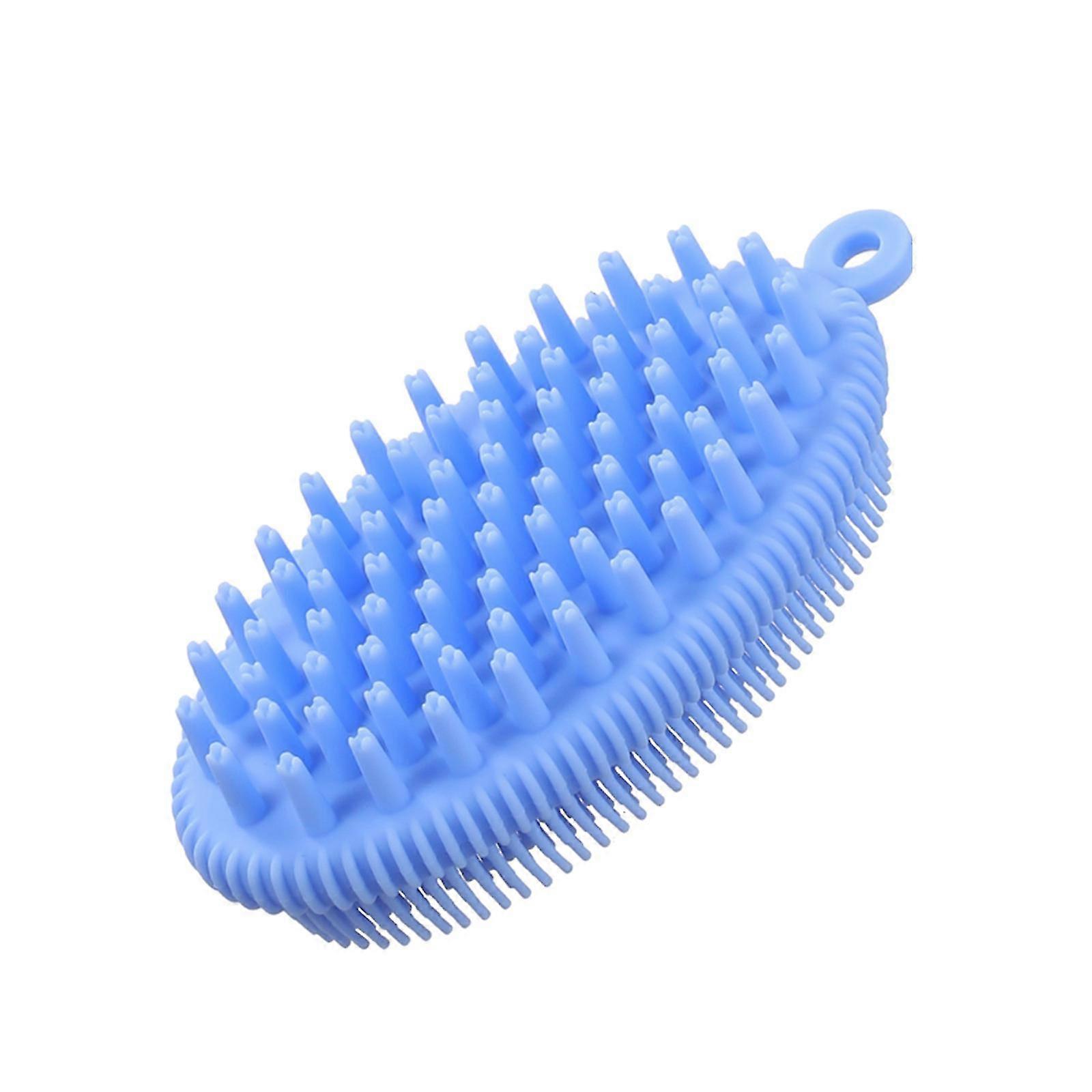 Shampoo Brush Silicone Bath Brush Multifunctional Double-sided Massage Brush