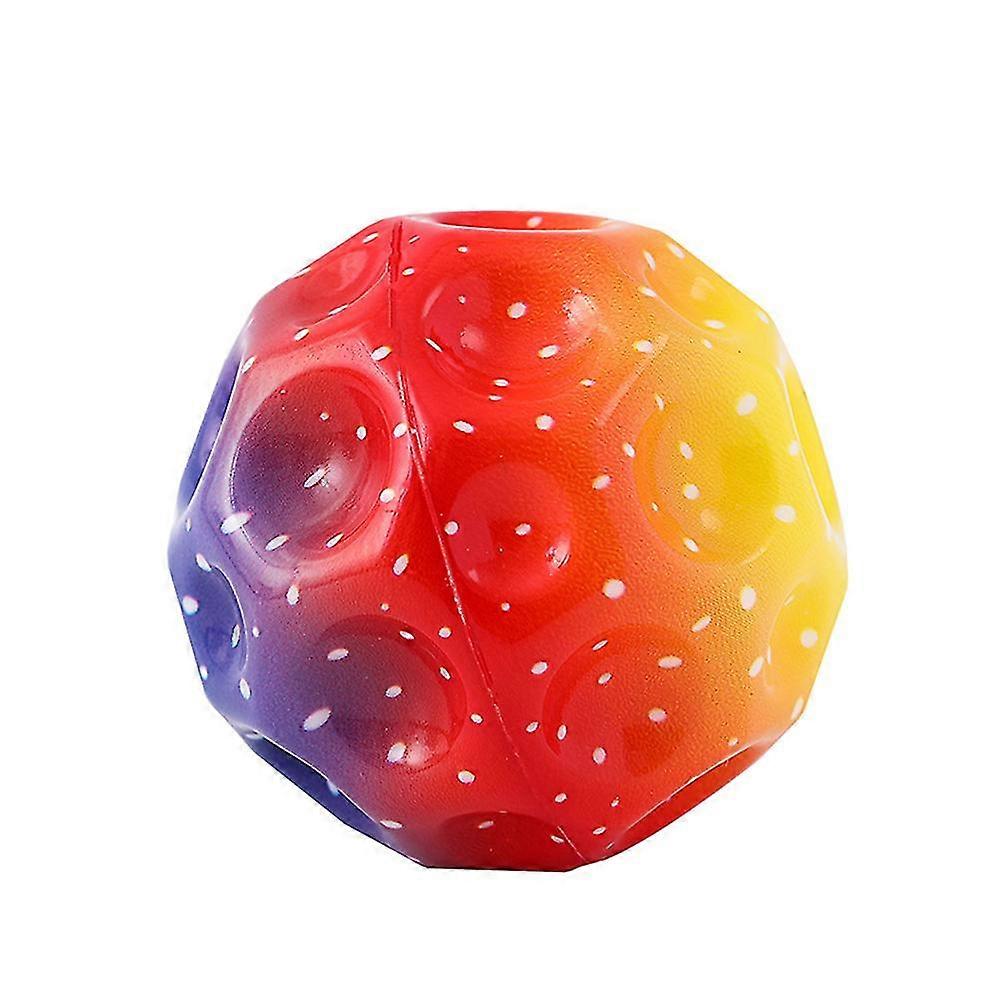 Space Bouncy Ball Extreme High Bouncing Ball Lanzamiento al aire libre Catch Moon Ball Party Favors For Kids Pets Fun Gift
