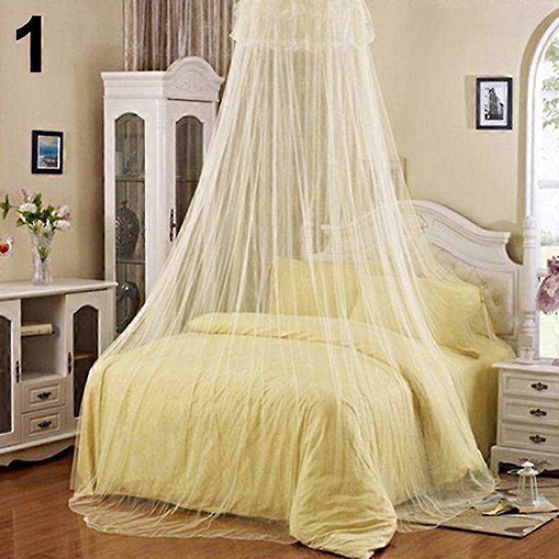Elegant Lace Insect Bed Canopy Netting Curtain Round Dome Mosquito Net Bedding KAESI