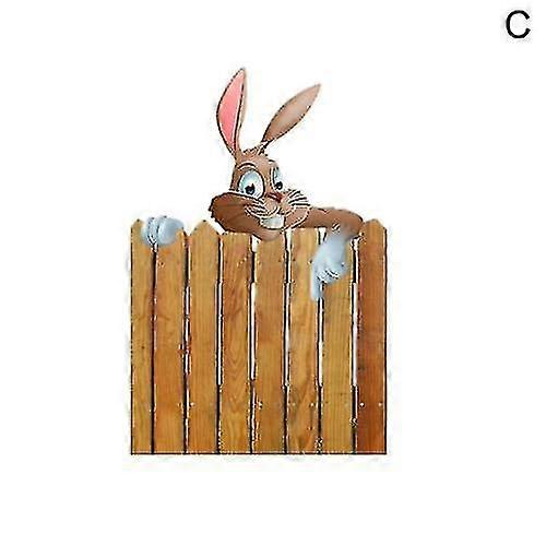 Fence Garden Theme Party Easter Bunny Fence Decorations