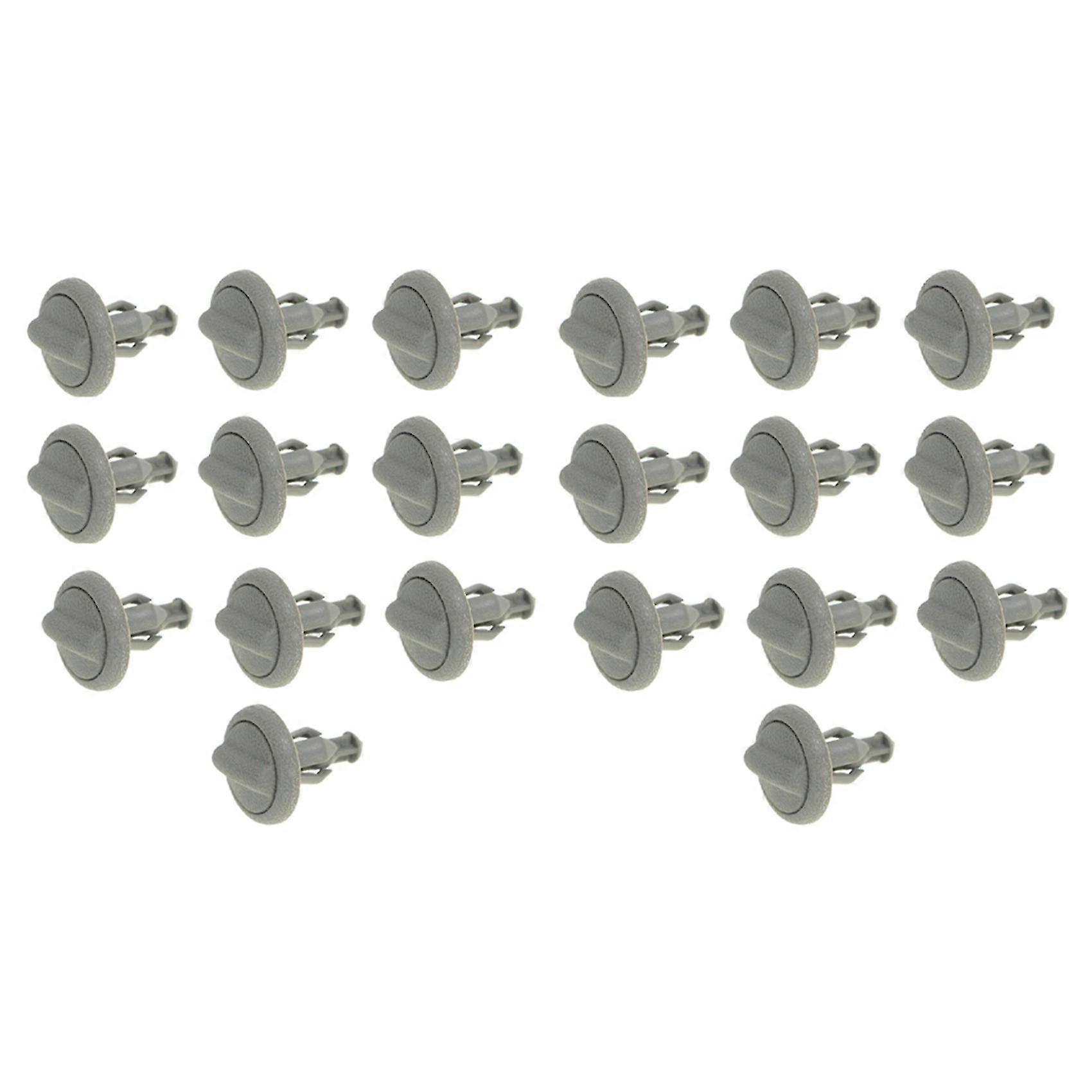 20 Pcs Grey Plastic Parcel Shelf Clip Early Type End For Juke 799161ka3a