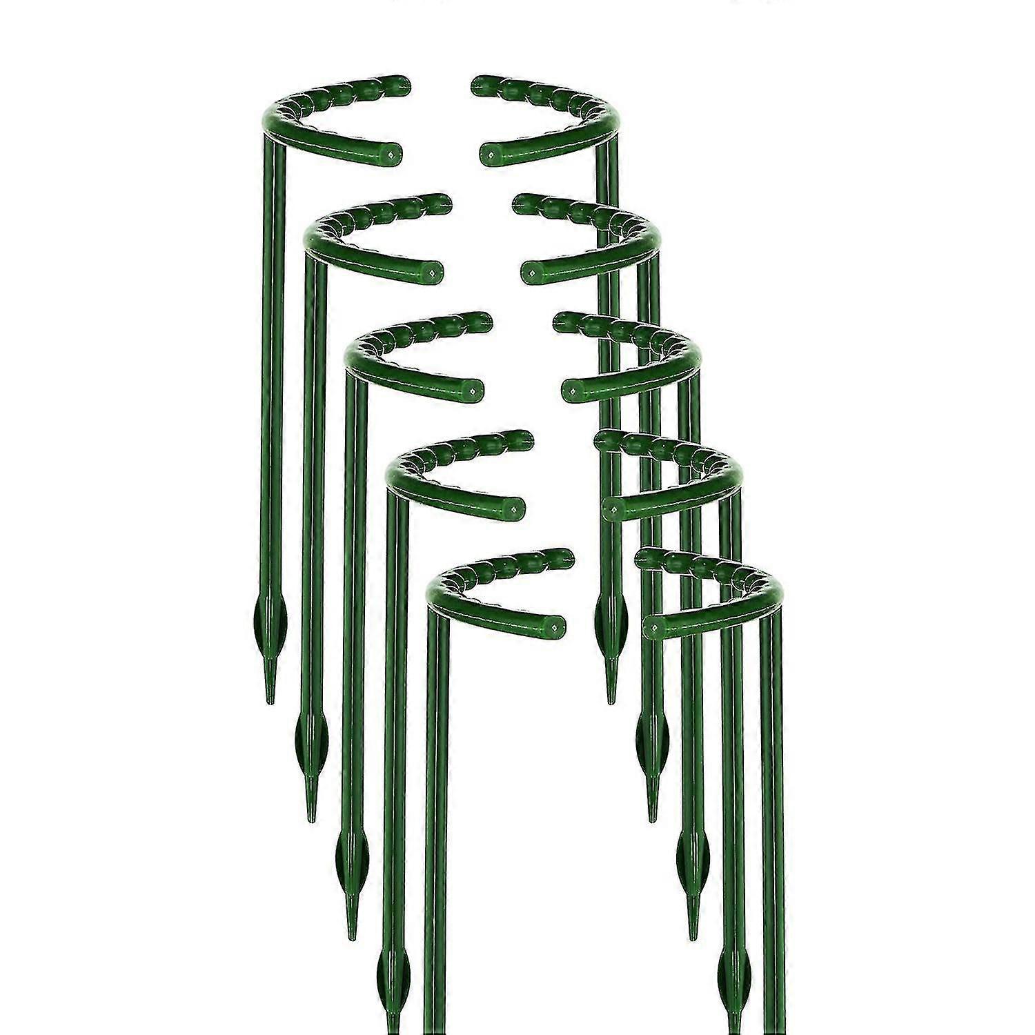 18 Pieces Plant Support Flower Support Stake Half Round Plant Support