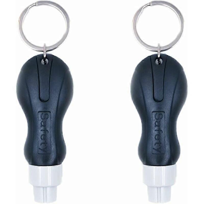 2 Pack Car Window Breaker, Portable 2 in 1 Multi Tool, Window Cutter and Gl