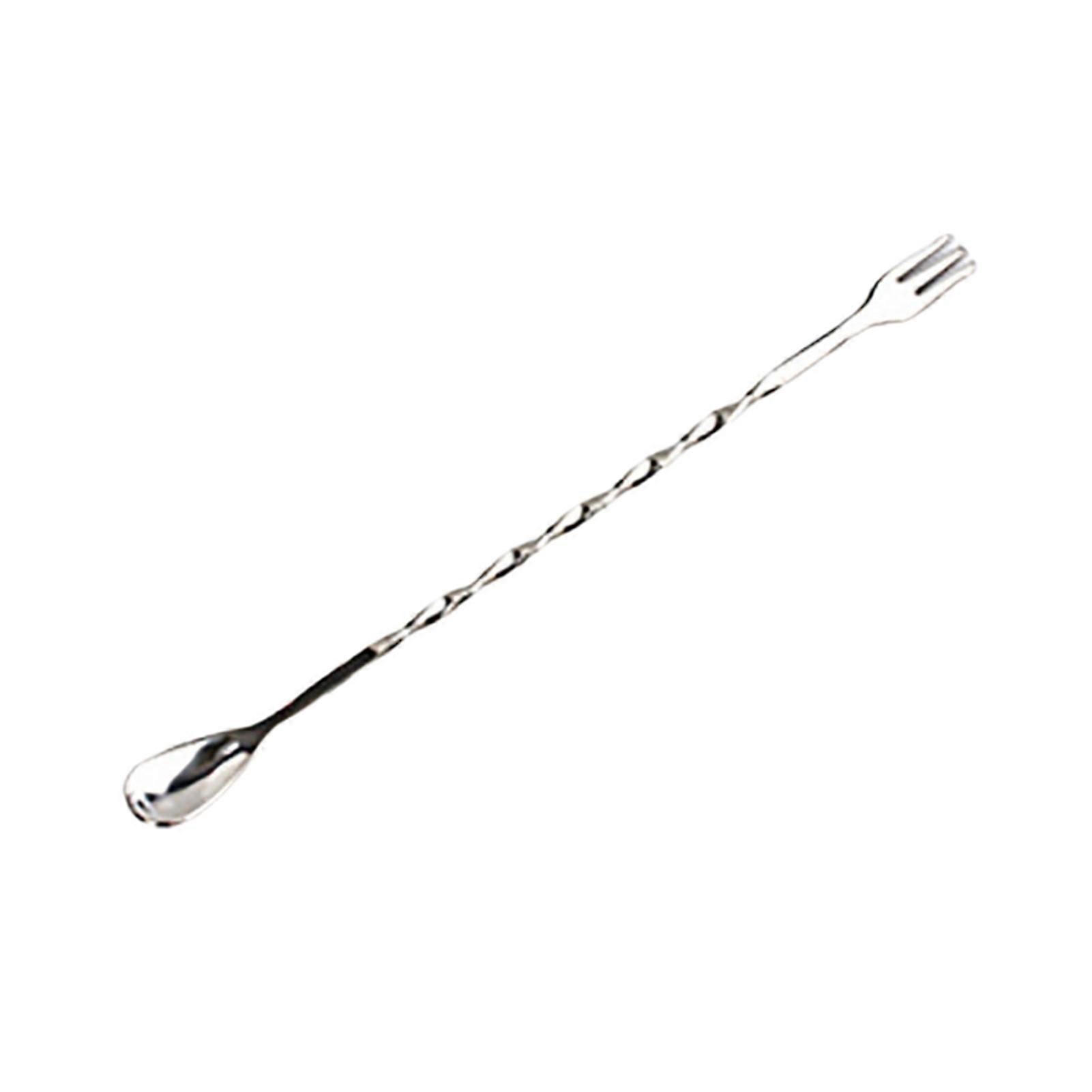Spiral Long Handle Cocktail Coffee Stirring Double-ended Stainless Steel Spoon KAESI