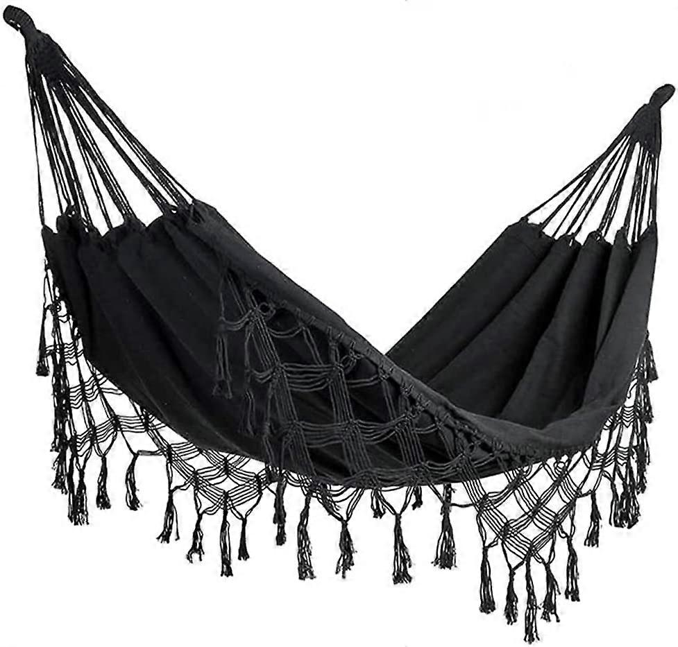 Double Hammock, Black, Max Load: 500 lbs