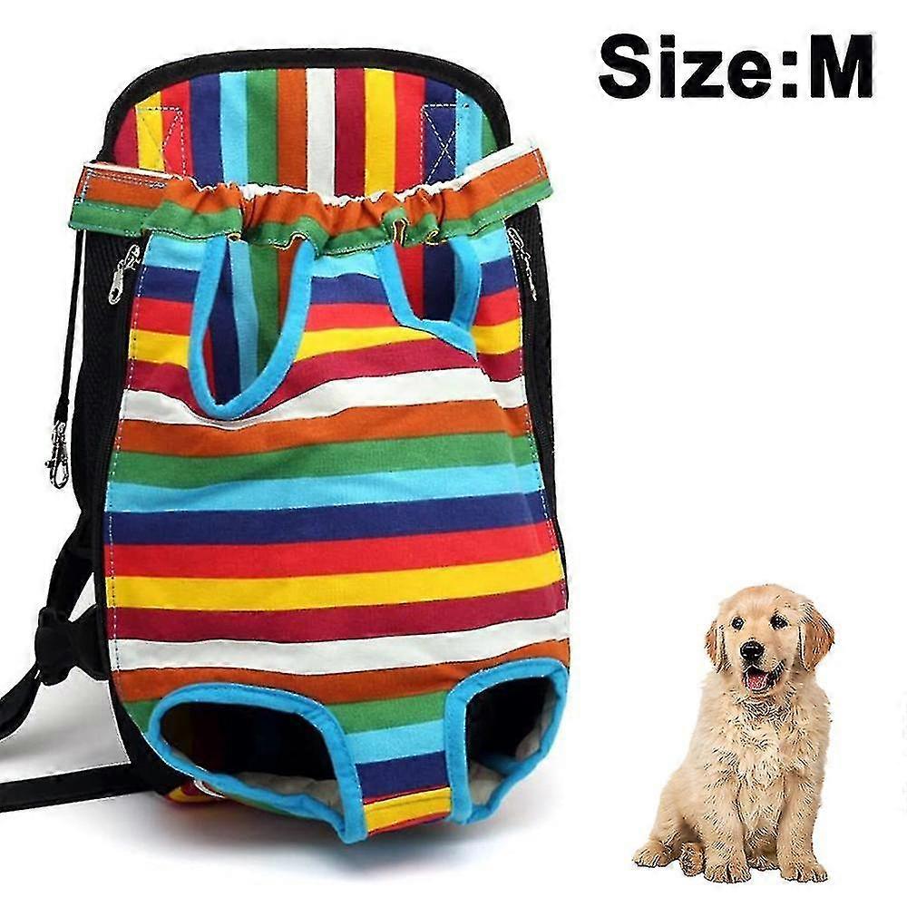 Pet Carrier Backpack Adjustable Safe Cat Dog Front Pockets For Hiking