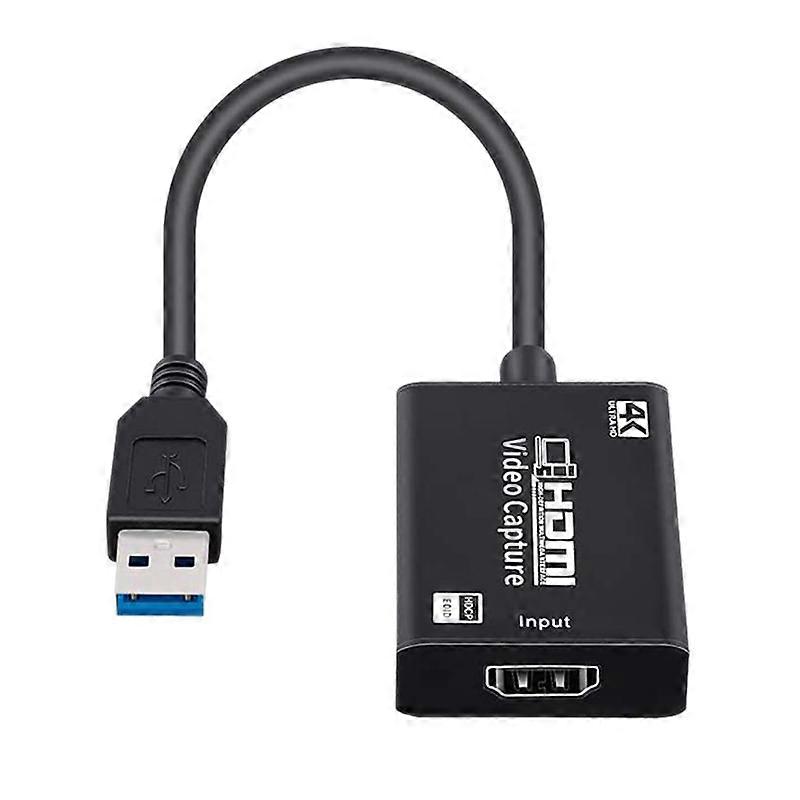 Video Capture Card to USB 3.0 Full HD 1080P 4K Capture Card Live Streaming and Record