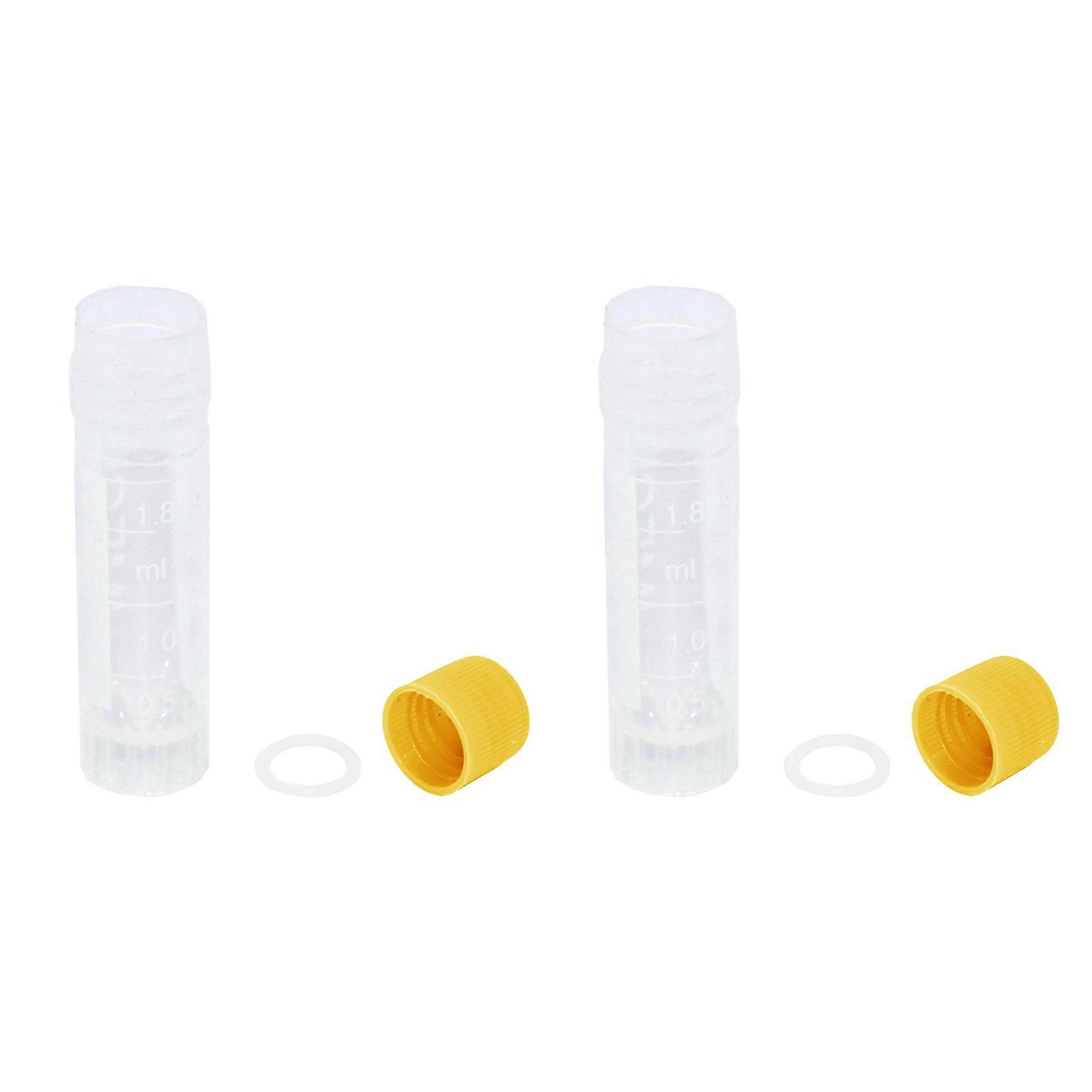 200 Pieces of 1.8 Ml Graduated Centrifuge Tube, Laboratory Cryotube, Cap Centrifuge Tube for Analys