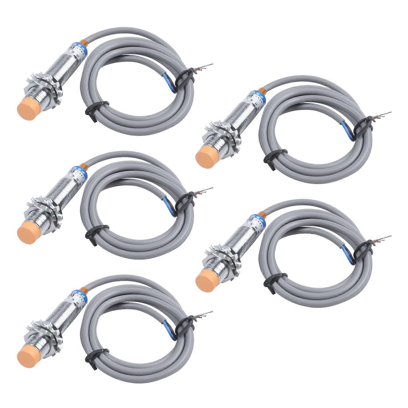 5X DC6-36V 300MA NPN NO 3-Wire 4mm Tubular Inductive Proximity Sensor Switch LJ12A3-4-Z-BX