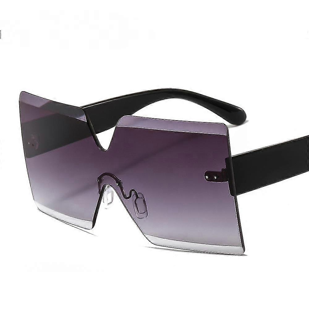 C2frameless Large Frame Personality Versatile One-piece Color Sunglasses Multicolor Fashion Ins Hot Selling Sunglassesxq-sg1484