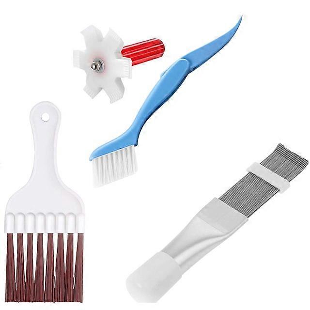 Air Conditioning Fin Comb Air Conditioner Fin Cleaner Kit Condenser Brush For AC Units Refrigerator Coil Cleaning Whisk Brush