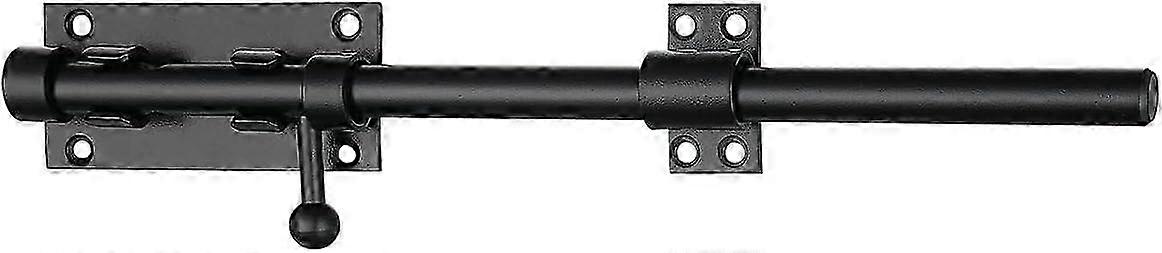 Skjutande bult grindspärr, 8 tum-12 tum (tjock 2,4 mm) Heavy Duty 304 rostfritt stål fatbult med hänglåshål [jkw]