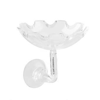 Acrylic Shrimp Feeding Dish Bowl Tray for Aquariums Water Food Feeder