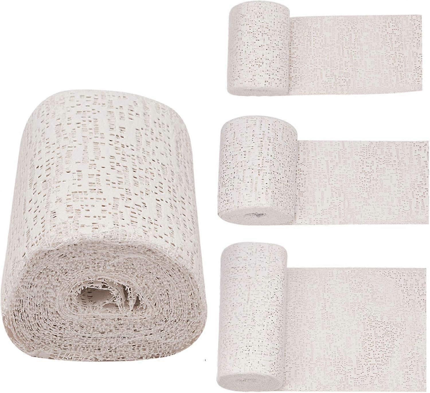 3 Size Plaster Gauze Bandage Craft Molds for Pregnancy Belly Cast Paper Mache Sculpture or Face Wrap Gypsum Clay Paste Casting Rolls(3" x 118" 3.9" x 