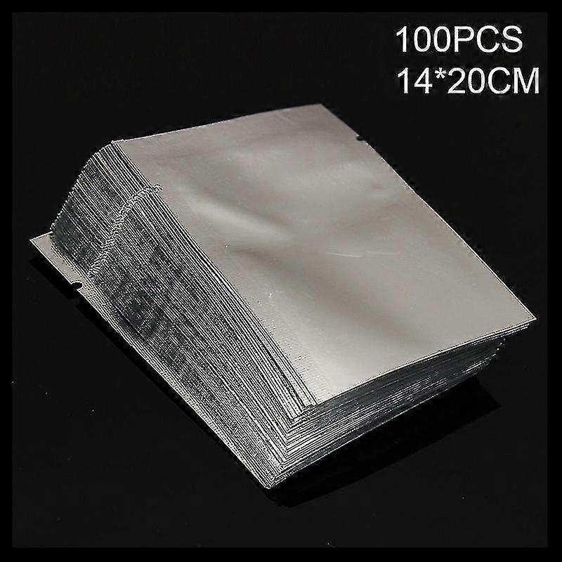 100pcs الحرارة ختم أكياس التخزين الألومنيوم احباط فراغ السدادة الحقائب الغذاء الصف ل