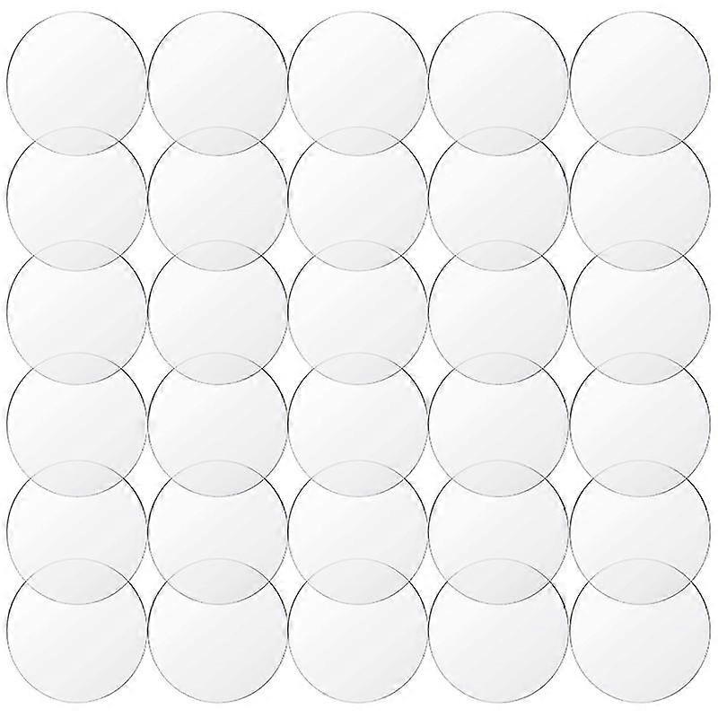 Valentine Day Acrylic Disc Round Keychain Blank Ornaments For Diy Crafts