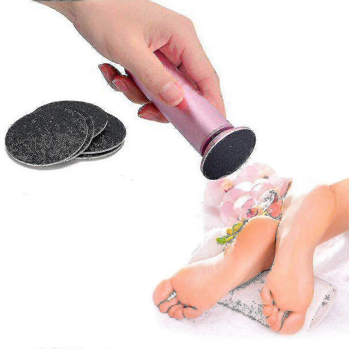 足のためのカルスリムーバー電気フット(速度調節可能)60pcs交換サンドペーパーディスクプロフェッショナルペディキュアフットファイル