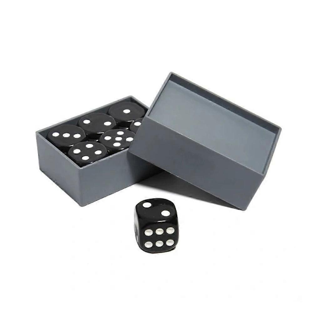 7 pcs/carton Predict Miracle Dice Magic Toy Dice Black