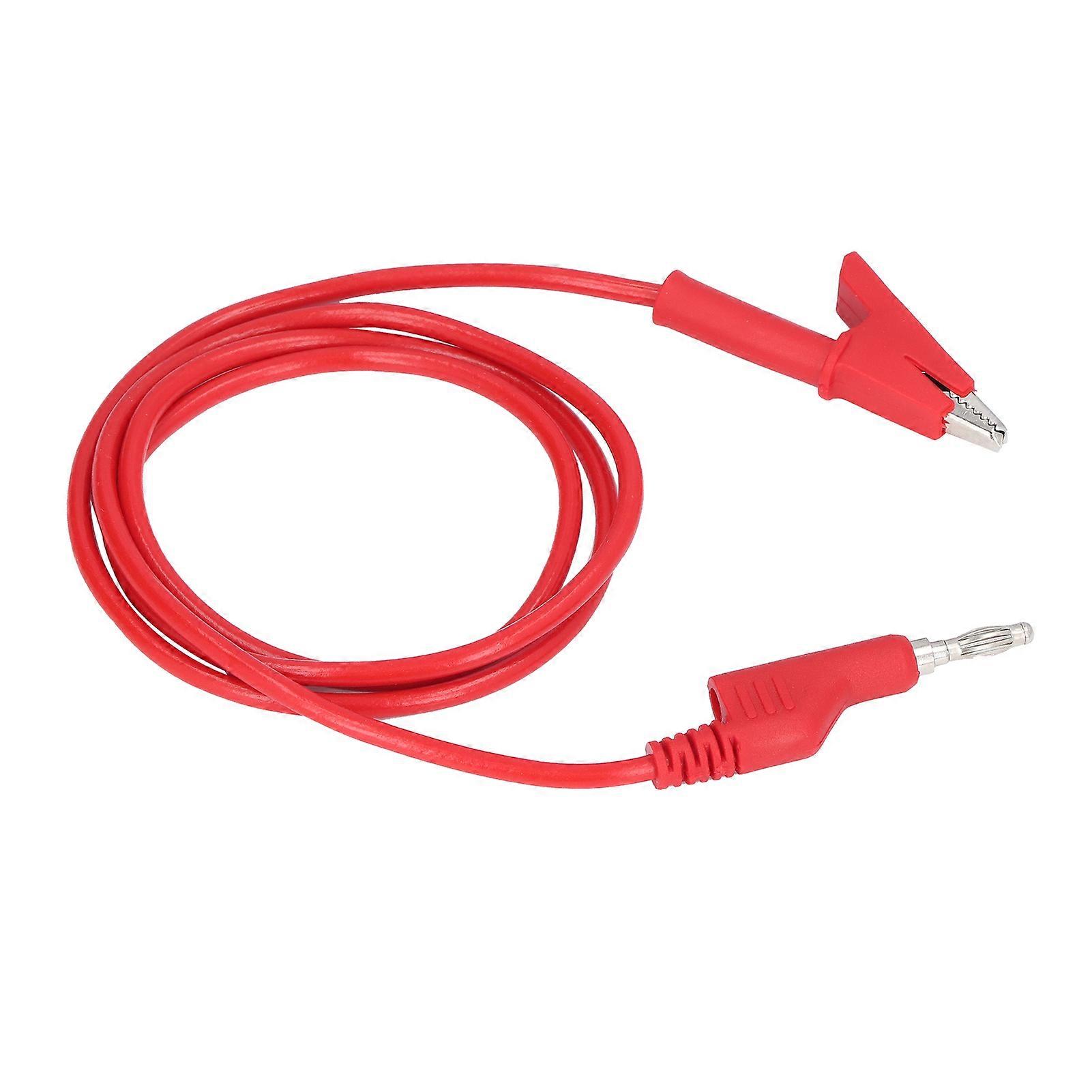 Flexible Banana Plug Test Leads J.70035 4mm - Red