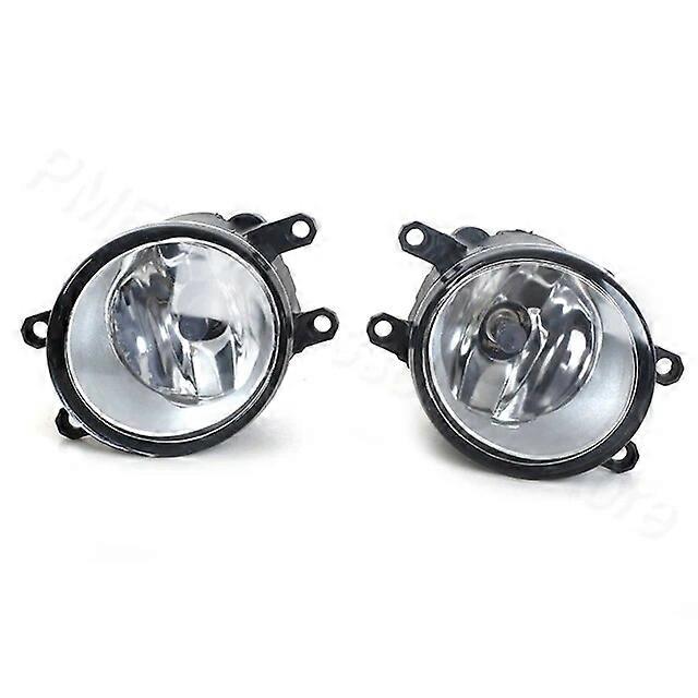 PMFC 1 Pair Black Car Front Bumper Fog Light Fog Lamp Assembly Driving Light Headlight ABS For Toyota Corolla 2011 2012 2013