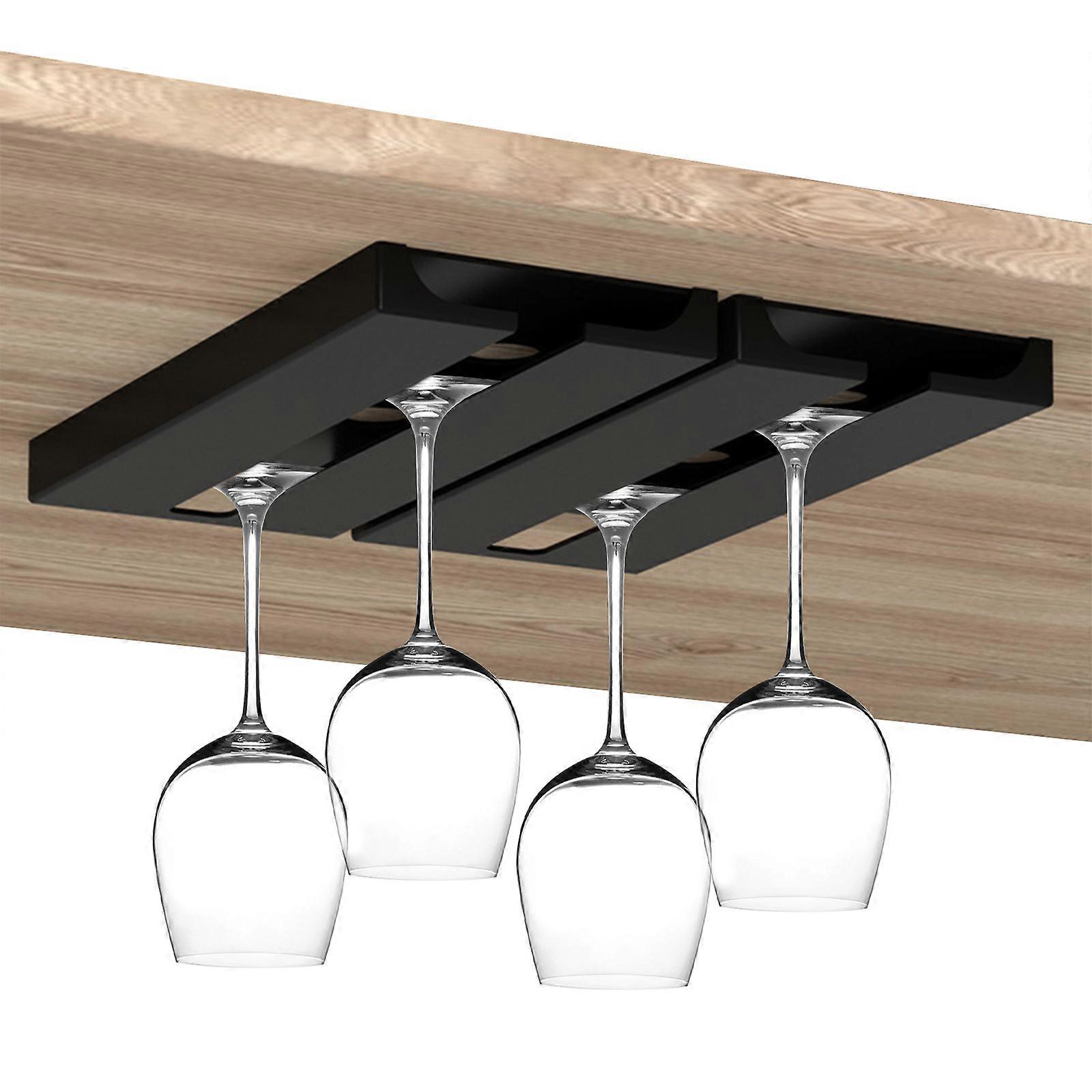 2024 Neu, Weinglasständer Weinglashalter unter dem Schrank Weinglas Stemware Organizer Rack, Weinglashalter